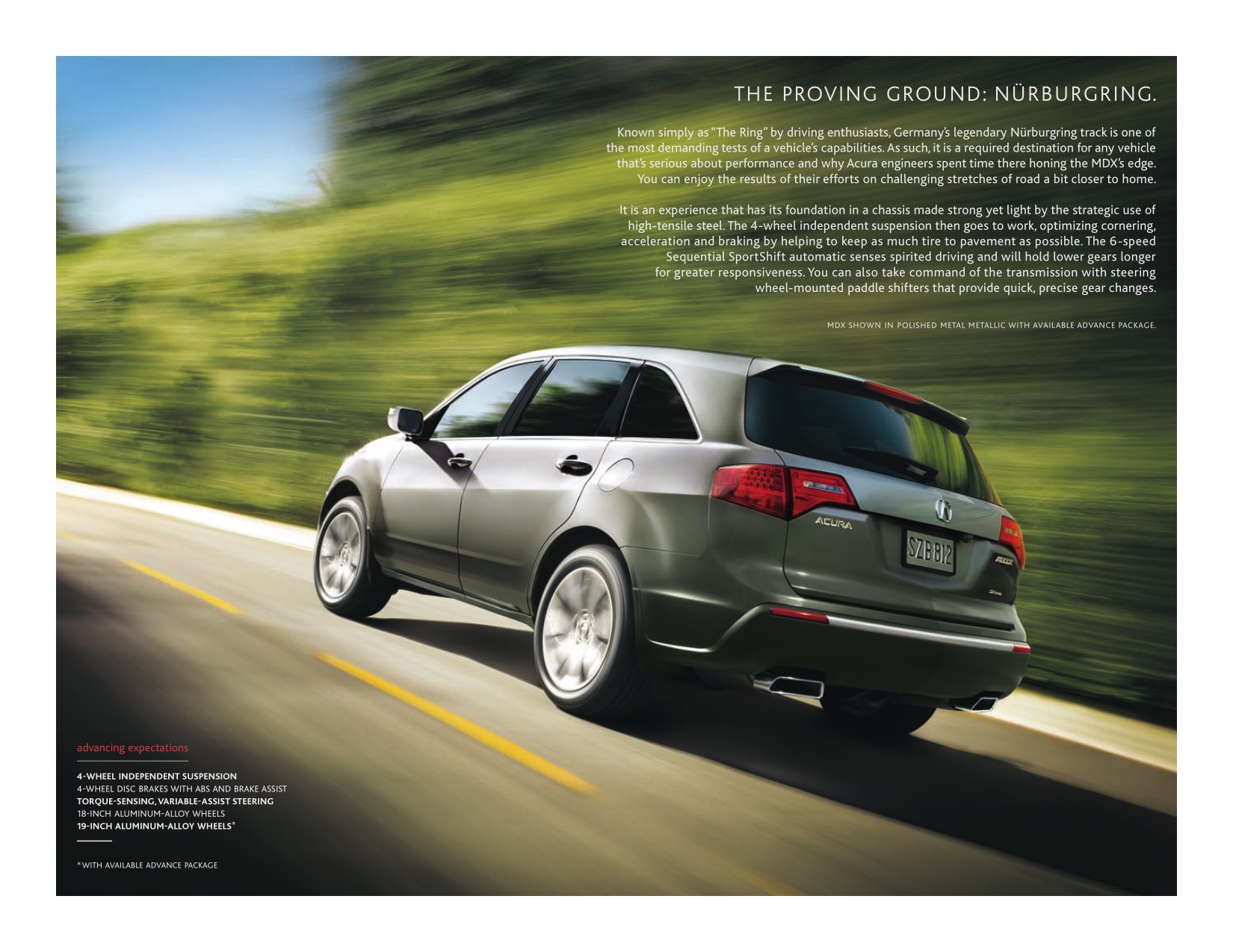 2010 Acura MDX Brochure Page 5